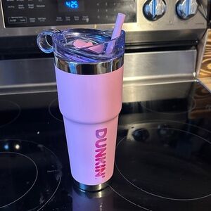 Dunkin 32oz pink cup